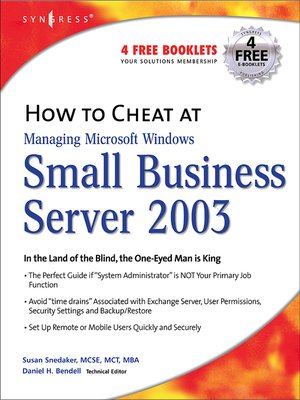 cover image of How to Cheat at Managing Windows Small Business Server 2003